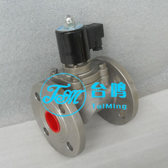 不銹鋼法蘭電磁閥實拍圖片